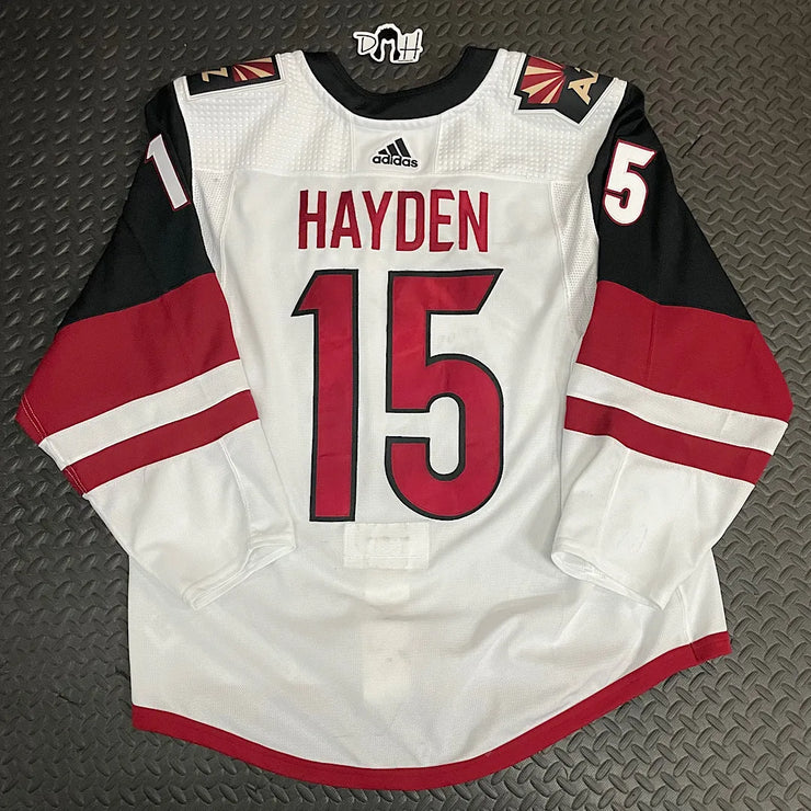 USED Previously Game Worn John Hayden - 2020-2021 25 Year Patch