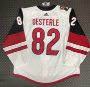 USED Second Hand Previously Worn Jordan Oesterle Game Jersey 2019/2020 Playoff set