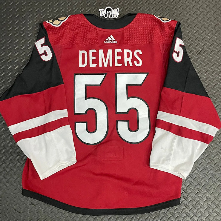 USED Second Hand Jason Demers Previously Worn Game Jersey 2018/2019 set 2