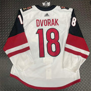 Christian Dvorak 2017/2018 Game Worn Jersey