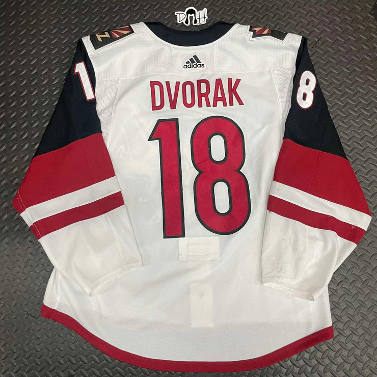 Christian Dvorak 2017/2018 Game Worn Jersey