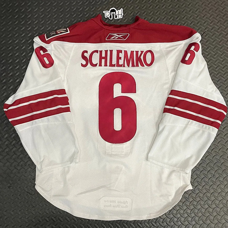 USED Second Hand David Schlemko – 2010/2011 Previously Worn Game Away Jersey