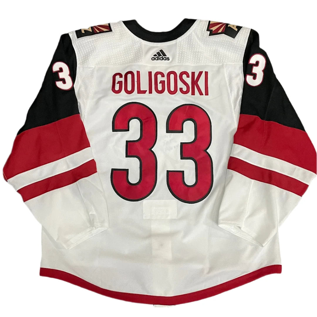 Game Worn Jersey -  Alex Goligoski  Previously Worn 2020/2021 25th Year Patch Game Jeresy