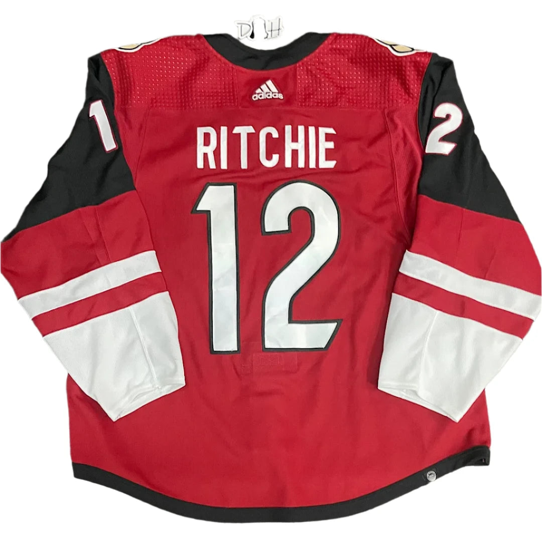 Game Worn Jersey - Nick Ritchie Game 2021/2022 Red Jersey