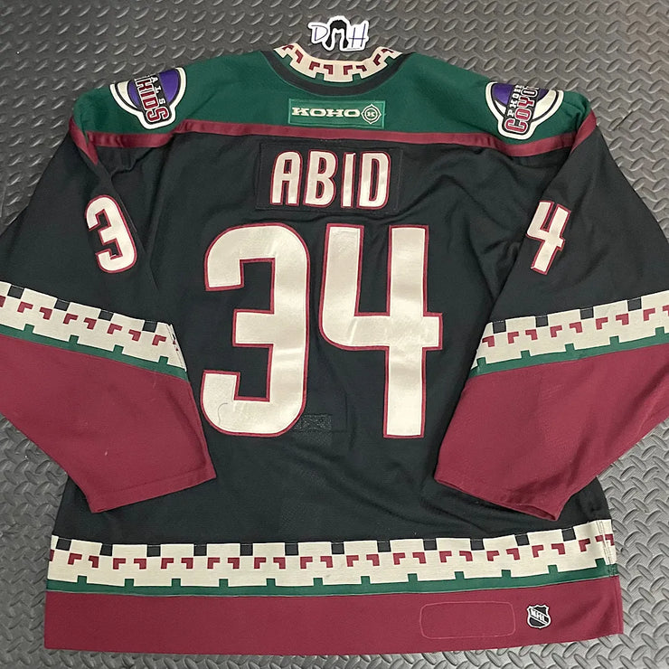 Ramzi Abid 2002/2003 Game Worn Black Kachina