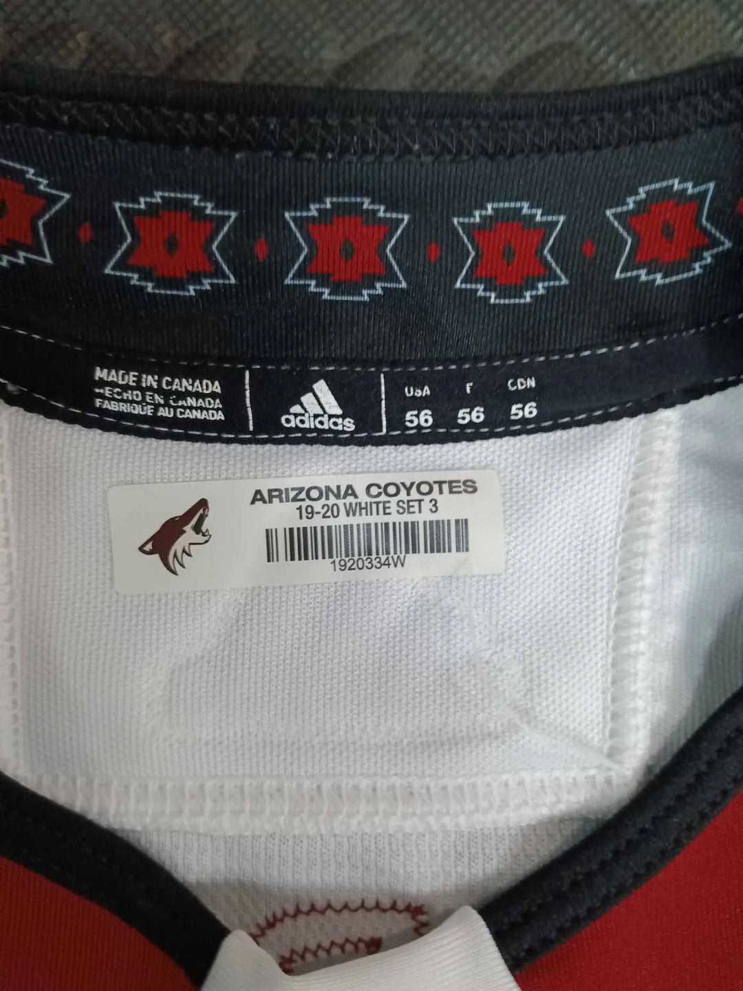 Game Worn Jersey -  Carl Soderberg 2019/2020 Previously Work Playoff Jeresy