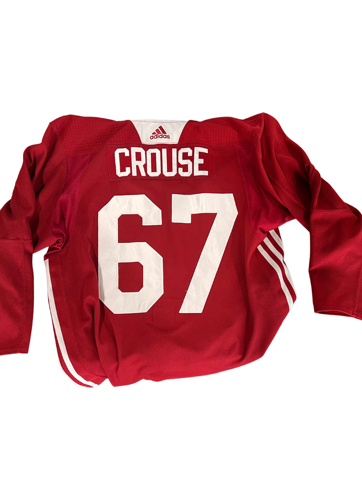 Lawson Crouse Red Practice Jersey
