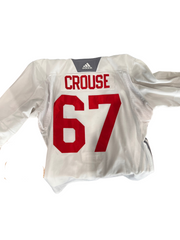 Lawson Crouse White Practice Jersey